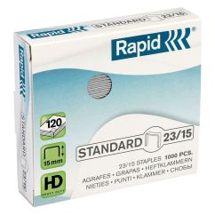 Capse, 120 coli, 23/15, 1000 buc/cutie, Rapid Standard
