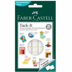 Pastile adezive nepermanente, 50g, 90 buc/set, Faber-Castell