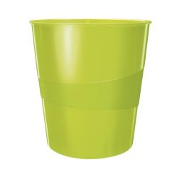Cos de birou, 15L, verde metalizat, Leitz WOW