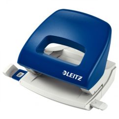 Perforator de birou, 16 coli, metal/plastic, albastru, Leitz 5038