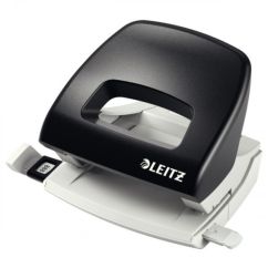 Perforator de birou, 16 coli, metal/plastic, negru, Leitz 5038
