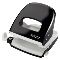 Perforator de birou, 30 coli, metal, negru, Leitz 5008