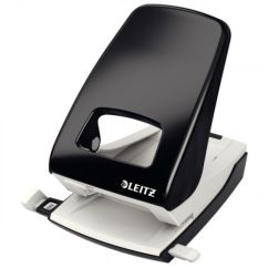 Perforator de birou, 40 coli, metal, negru, Leitz 5138