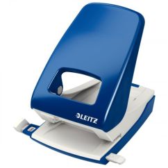 Perforator de birou, 40 coli, metal, albastru, Leitz 5138