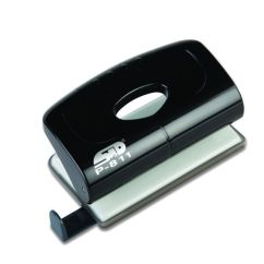Perforator de birou, 10 coli, plastic, negru, Noki P-811