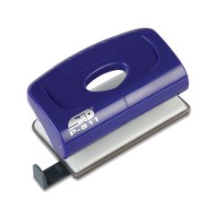 Perforator de birou, 10 coli, plastic, albastru, Noki P-811