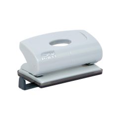 Perforator de birou, 10 coli, plastic, gri, Noki P-811