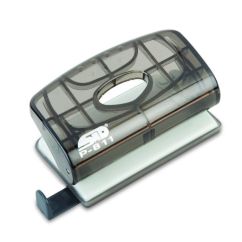 Perforator de birou, 10 coli, plastic, transparent, Noki P-811
