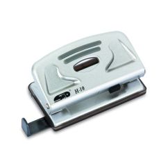 Perforator de birou, 10 coli, metal, argintiu, Noki H-10
