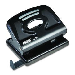 Perforator de birou, 20 coli, metal, negru, Noki H-20