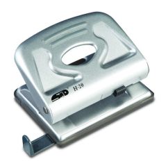 Perforator de birou, 20 coli, metal, argintiu, Noki H-20