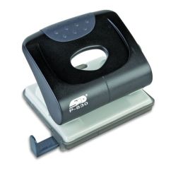 Perforator de birou, 30 coli, metal, negru, Noki P-830