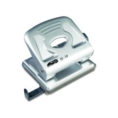 Perforator de birou, 30 coli, metal, argintiu, Noki H-30
