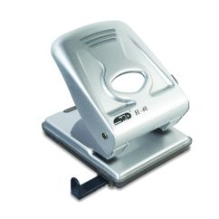Perforator de birou, 40 coli, metal, argintiu, Noki H-40