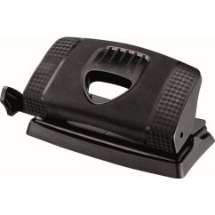 Perforator de birou, 10 coli, plastic, negru, Maped Essentials Green
