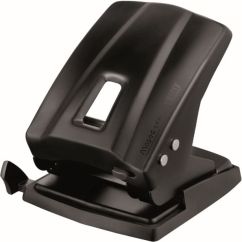 Perforator de birou, 40 coli, metal, negru, Maped Essentials