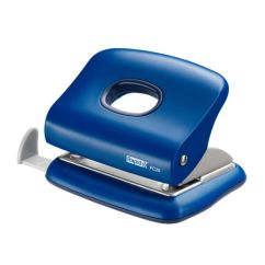 Perforator de birou, 20 coli, plastic ABS, albastru, Rapid FC20