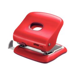 Perforator de birou, 30 coli, plastic ABS, rosu, Rapid FC30