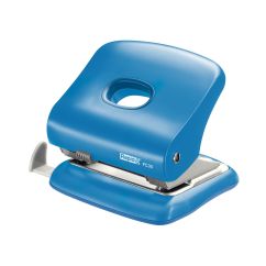 Perforator de birou, 30 coli, plastic ABS, albastru deschis, Rapid FC30
