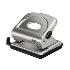Perforator de birou, 25 coli, metal, argintiu, Rapid FMC25