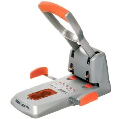 Perforator de mare capacitate, 150 coli, metal, argintiu/portocaliu, Rapid Supreme HDC150