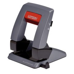 Perforator de birou, 30 coli, metal, grafit, Rapid Supreme Press Less SP30