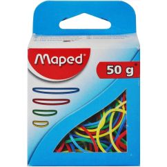 Elastice, diferite marimi si culori, 50 g/cutie, Maped