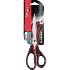 Foarfeca de birou, 21cm, negru/rosu, Maped Advanced Gel