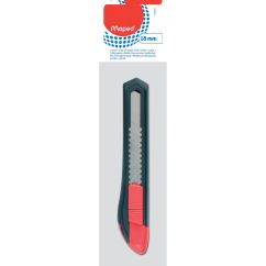 Cutter de birou, 18mm, sina plastic, Maped Maxi
