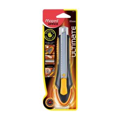 Cutter de birou, pentru stangaci, sina metal, 18mm, Maped Ultimate