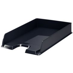 Tavita documente A4, plastic, negru, Esselte Europost Vivida