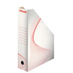 Suport documente A4, vertical, carton, alb, Esselte