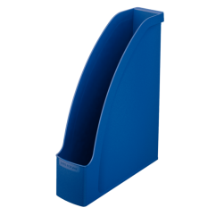 Suport documente A4, vertical, plastic, albastru, Leitz Plus