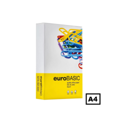 Hartie copiator A4, 80 g/mp, 500 coli/top, Eurobasic