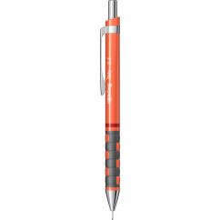 Creion mecanic, grip ergonomic, 0.5mm, portocaliu neon, Rotring Tikky III