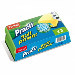 Bureti pentru vase, cu caneluri, 3 buc/set, Paclan Power Soft