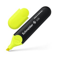 Textmarker, varf tesit 1-5mm, galben, Schneider Job