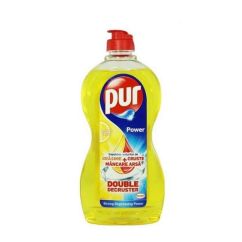 Detergent lichid pentru vase, 450ml, lemon, Pur