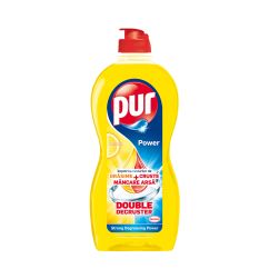 Detergent lichid pentru vase, 450ml, lemon, Pur