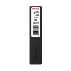 Mine creion mecanic, 2.0mm, HB, 12 buc/etui, Rotring