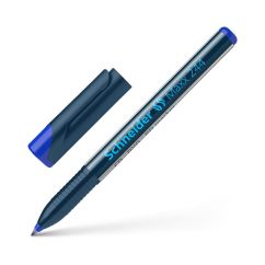 Marker pentru CD/DVD, varf rotund 0.7mm, albastru, Schneider Maxx 244
