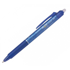 Roller cu cerneala, varf conic 0.5mm, albastru, Pilot Frixion Clicker