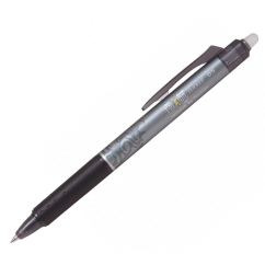 Roller cu cerneala, varf conic 0.5mm, negru, Pilot Frixion Clicker