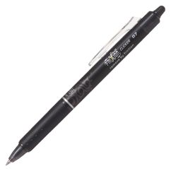Roller cu cerneala, varf conic 0.7mm, negru, Pilot Frixion Clicker