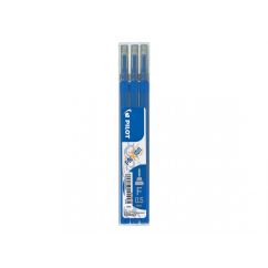 Rezerva pentru roller, varf needle point 0.5mm, 3 buc/set, albastru, Pilot Frixion Point