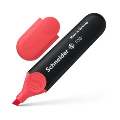 Textmarker, varf tesit 1-5mm, rosu, Schneider Job
