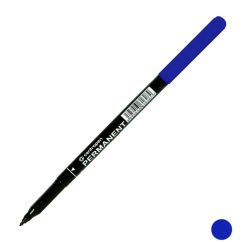 Marker permanent, varf rotund 1.0mm, albastru, Centropen 2536