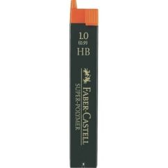 Mine creion mecanic, 1.0mm, HB, super-polymer, 12 buc/etui, Faber-Castell