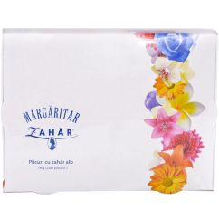 Zahar cristal, 200 plicuri x 5g/cutie, Margaritar