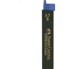 Mine creion mecanic, 0.7mm, B, polymer, 12 buc/etui, Faber-Castell